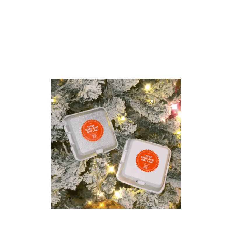 "Just Got Laid" 4-Egg Carton