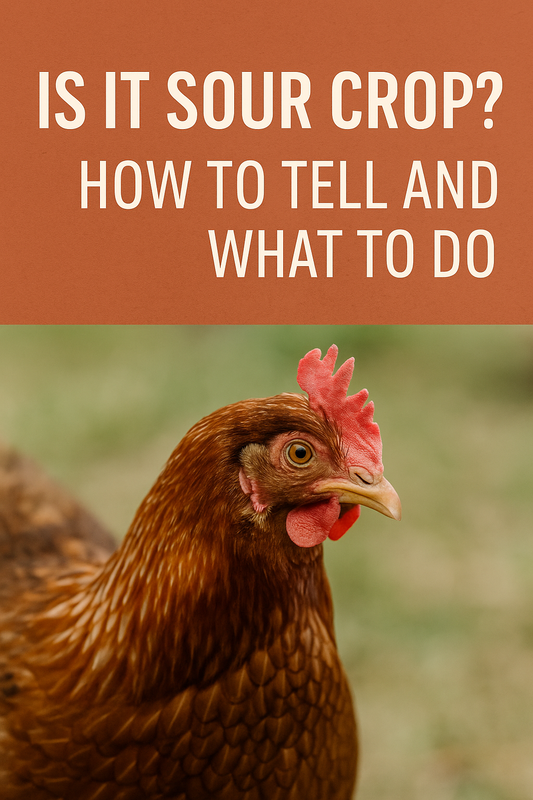 Is It Sour Crop? How to Tell and What to Do