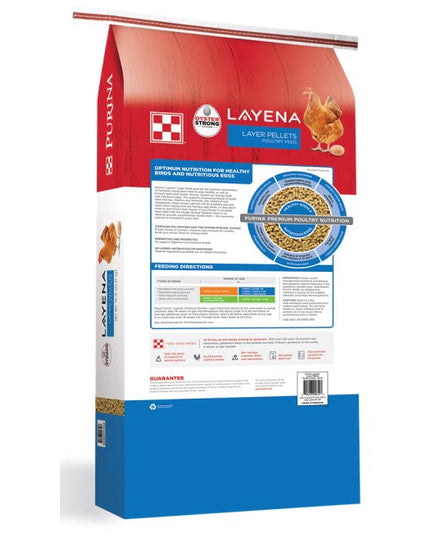 Purina, Layena Pellets Premium Poultry Feed, 50 lb