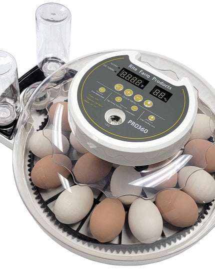 PRO 360 Rite Farm Products 21 Chicken Egg Incubator & or Optional Egg Turner Trays
