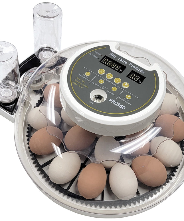 PRO 360 Rite Farm Products 21 Chicken Egg Incubator & or Optional Egg Turner Trays