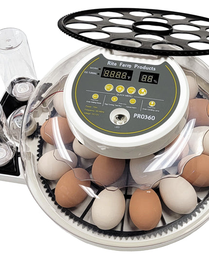 PRO 360 Rite Farm Products 21 Chicken Egg Incubator & or Optional Egg Turner Trays