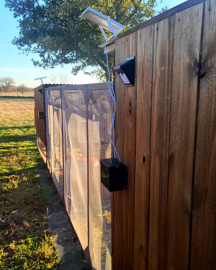 Premium Double Powered Chicken Coop Door with Battery Back Up