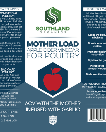 Mother Load | Apple Cider Vinegar for Chickens