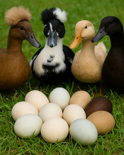 Assorted Ducks Hatching Eggs  (Online Only)