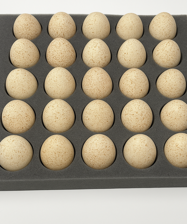 25 Hole Egg Shipping Foam – For Turkeys, Ducks & Chicken Eggs