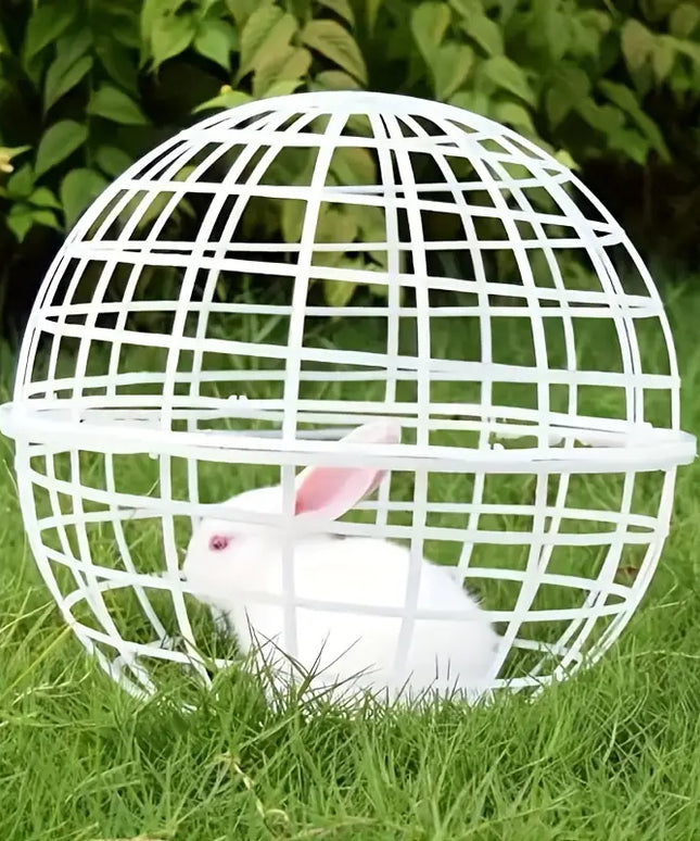Rolling Plastic Chicken Cage