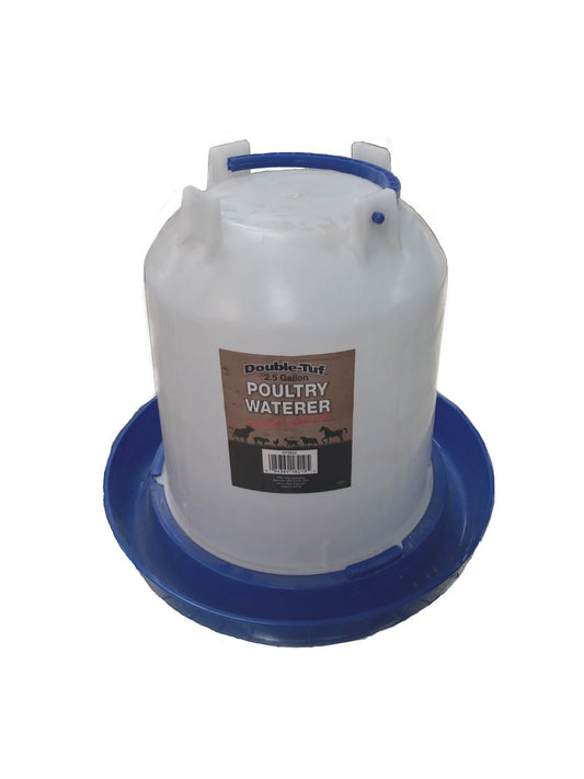 Double-Tuf Poultry Waterer (Blue)