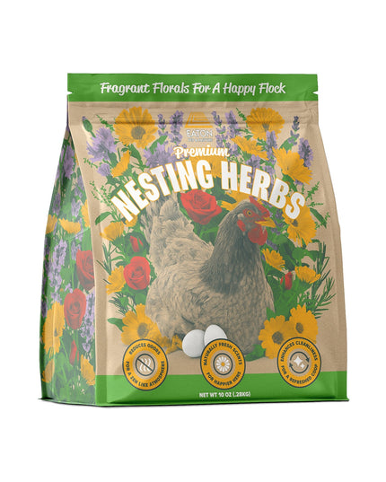 Premium Nesting Herbs, Aromatic Blend for Nesting Boxes & Chicken Coop, Natural Refresher & Pest Deterrent