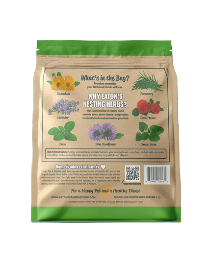 Premium Nesting Herbs, Aromatic Blend for Nesting Boxes & Chicken Coop, Natural Refresher & Pest Deterrent