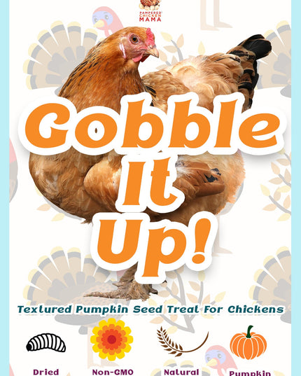 Gobble It Up!: Pumpkin Seed & Cranberry Holiday Themed Treat For Chickens & Other Poultry