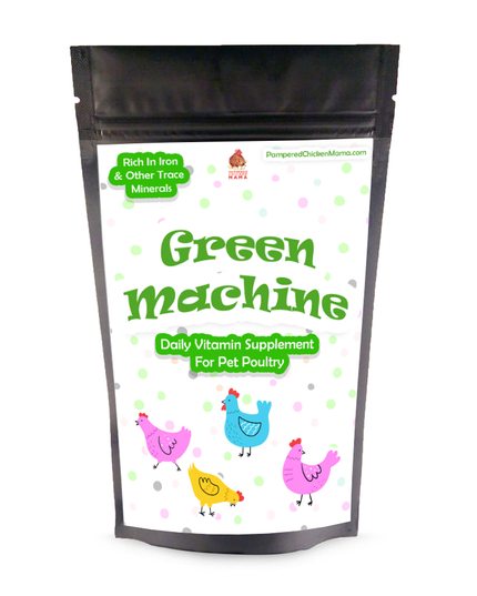 Green Machine: Daily Vitamin Supplement for Pet Poultry