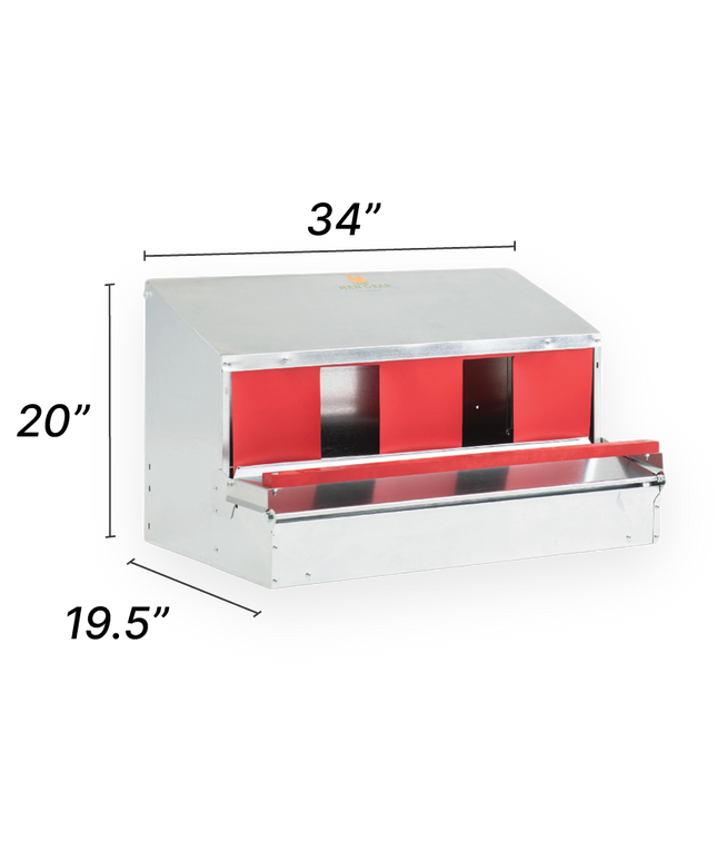 Medium (34") Reversible Roll-out Nest Box (Up to 32 Hens)
