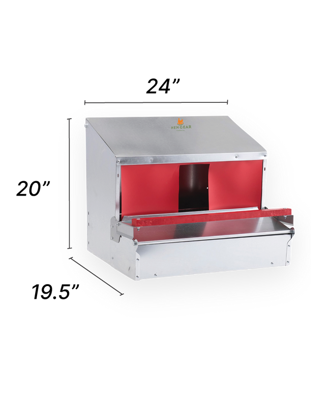 Small (24") Reversible Roll-out Nest Box (Up to 20 Hens)