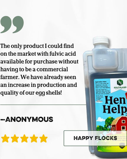 Hen Helper | Probiotics and Electrolytes for Chickens