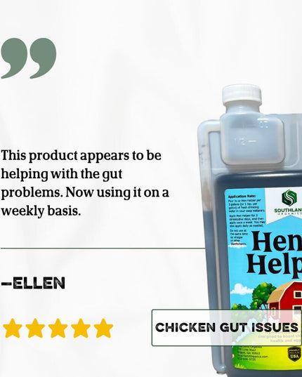 Hen Helper | Probiotics and Electrolytes for Chickens