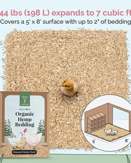 Hemp Bedding for Chicken Coops