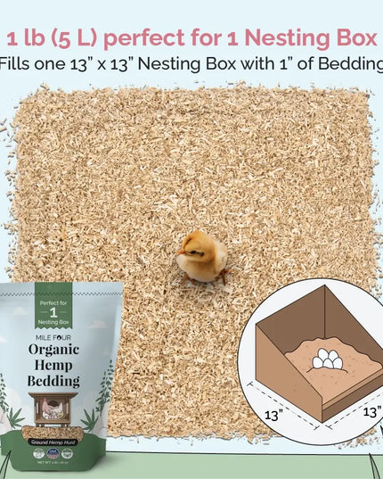 Hemp Bedding for Chicken Coops