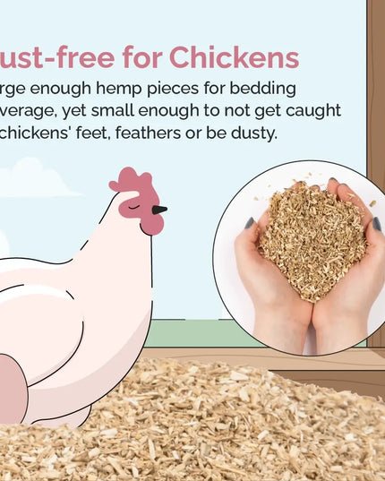 Hemp Bedding for Chicken Coops