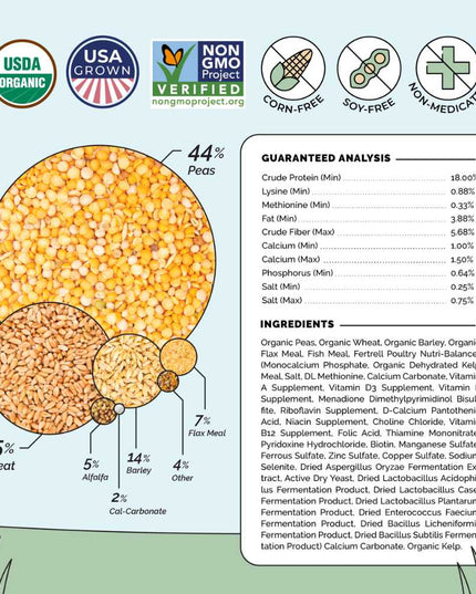 Grower Organic Chicken Feed