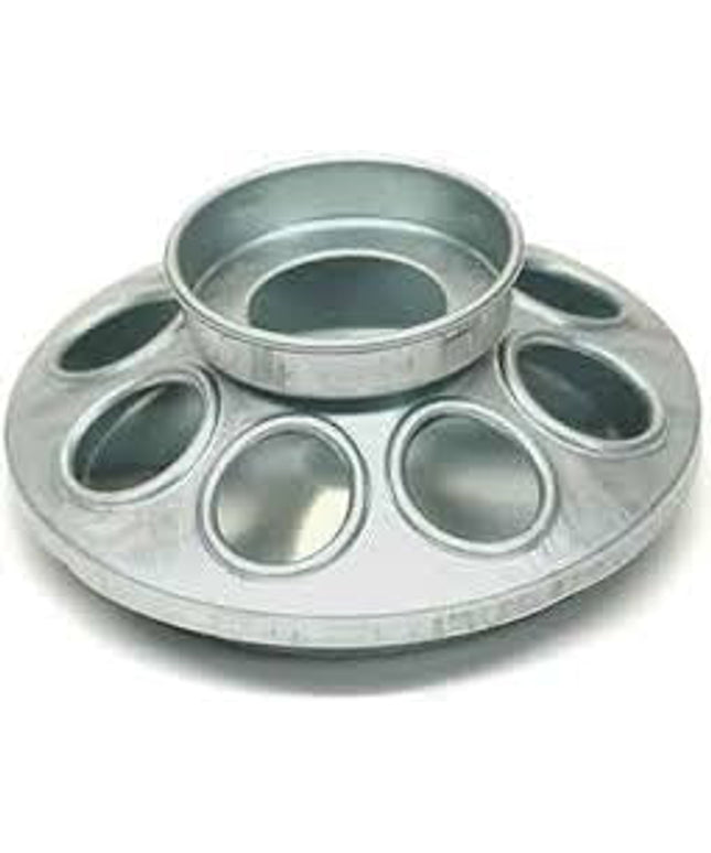 MASON JAR POULTRY FEEDER BASE