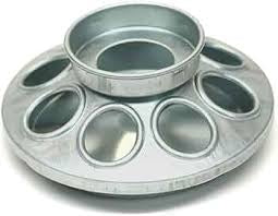 MASON JAR POULTRY FEEDER BASE