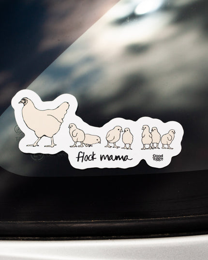 "Flock Mama & Chicks" Sticker