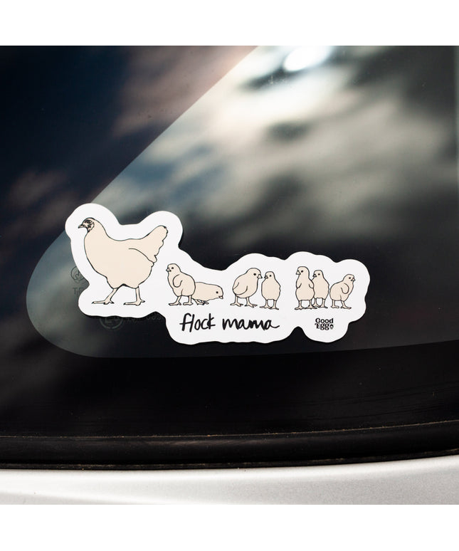 "Flock Mama & Chicks" Sticker