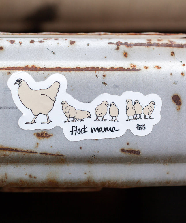 "Flock Mama & Chicks" Sticker
