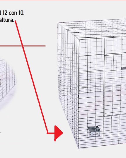SQUARE CHICKEN CAGE (JAULA GALLINAS/GALLOS/POLLITOS) - BEST FOR BABY CHICKS - (cuadros chicos)