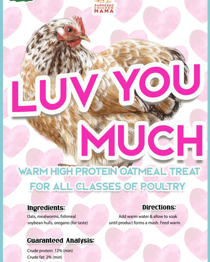 Luv U Much Mealworm & BloomGrubs Treat: Just Mix With Water For A Fun Treat!