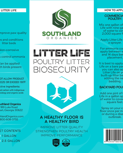 Litter Life | Poultry Litter Amendment