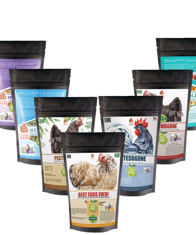 Nesting Herb Starter Bundle-- 7 Different Nesting & Coop Herbs