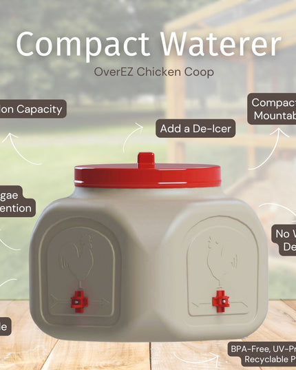 Compact Chicken Waterer