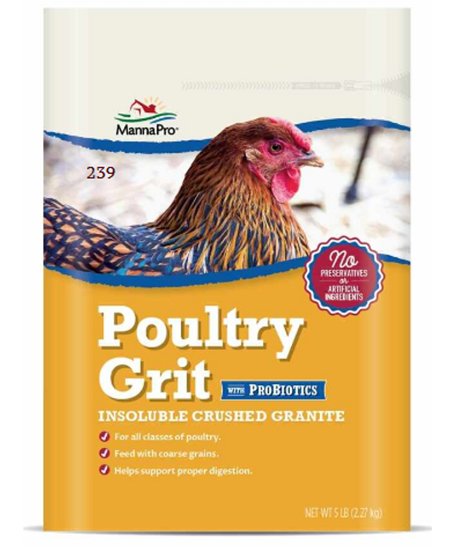 Manna Pro: Poultry Grit with Probiotics 5lbs