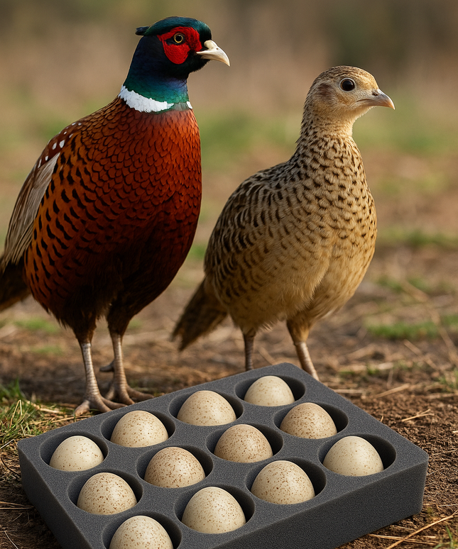 Chinese Ringneck Pheasants Hatching Eggs (Online Only)