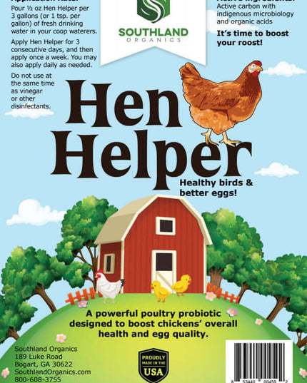 Hen Helper | Probiotics and Electrolytes for Chickens