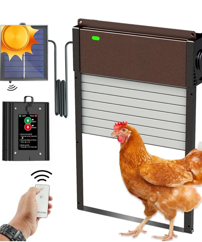 Solar Auto Chicken Coop Door