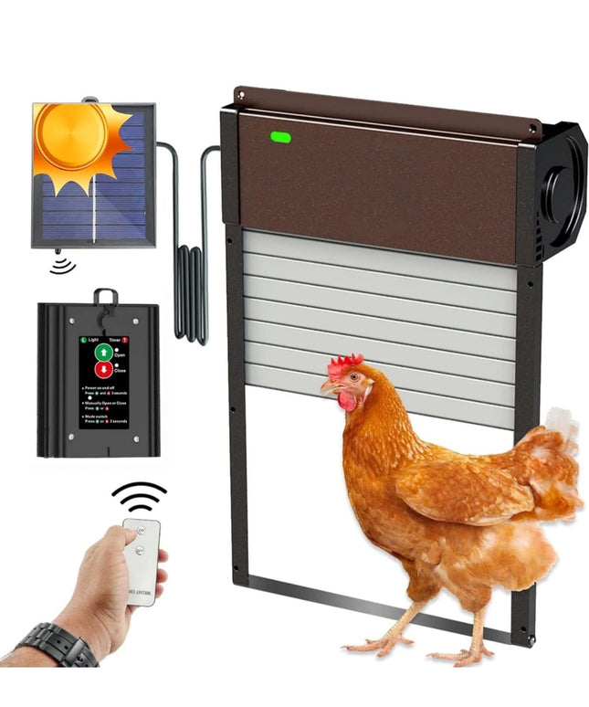 Solar Powered Chicken Coop Door