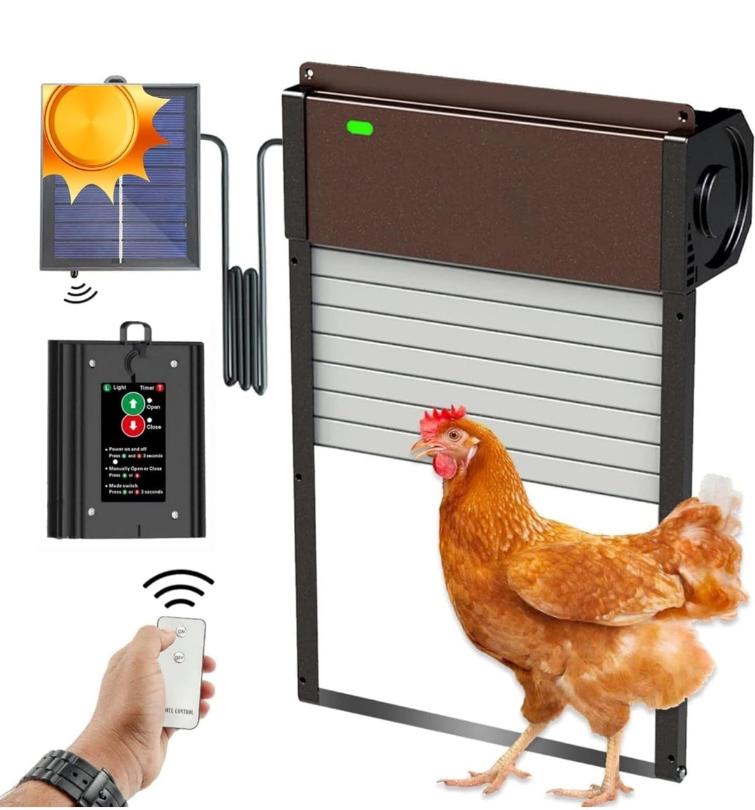 Solar Powered Chicken Coop Door