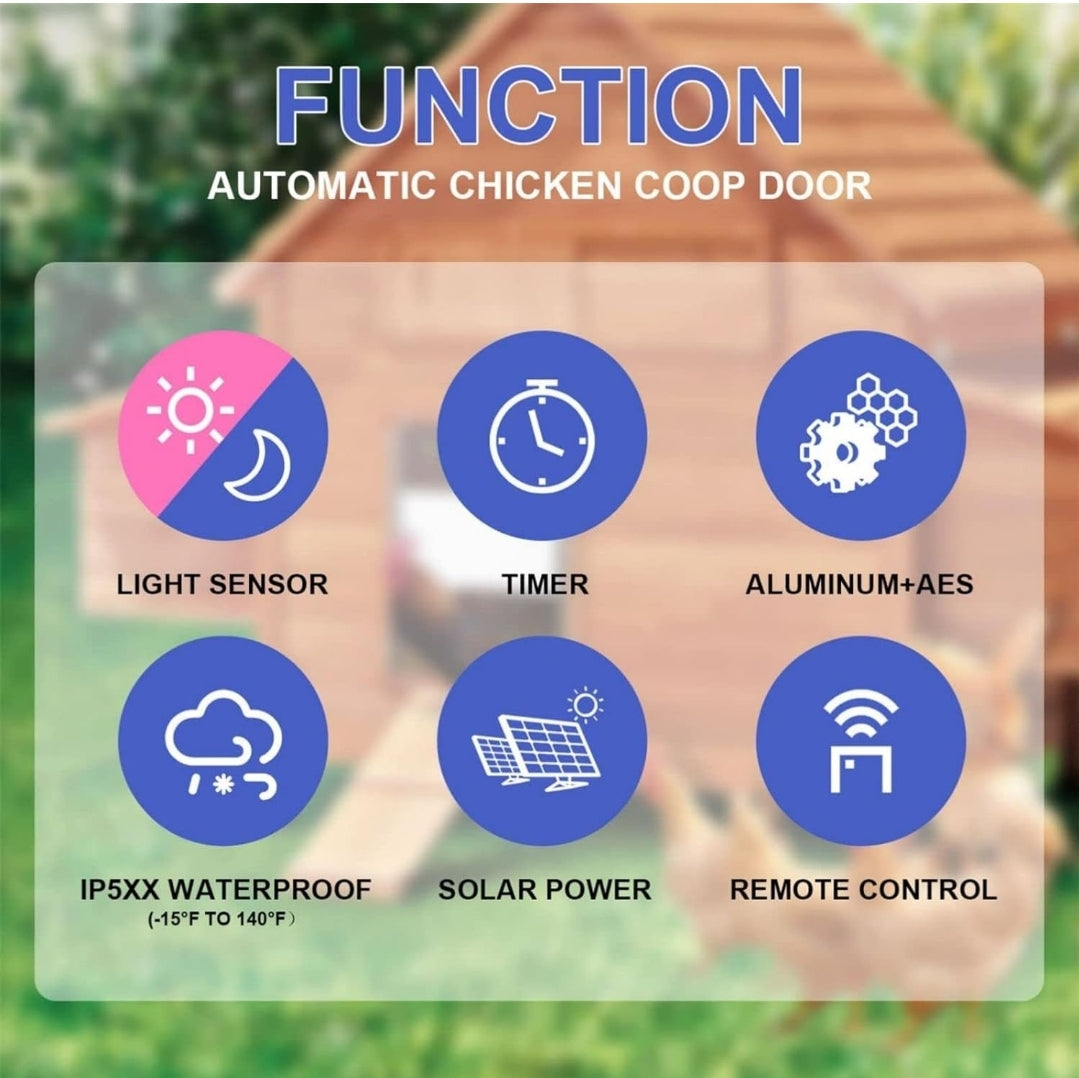 Solar Powered Chicken Coop Door