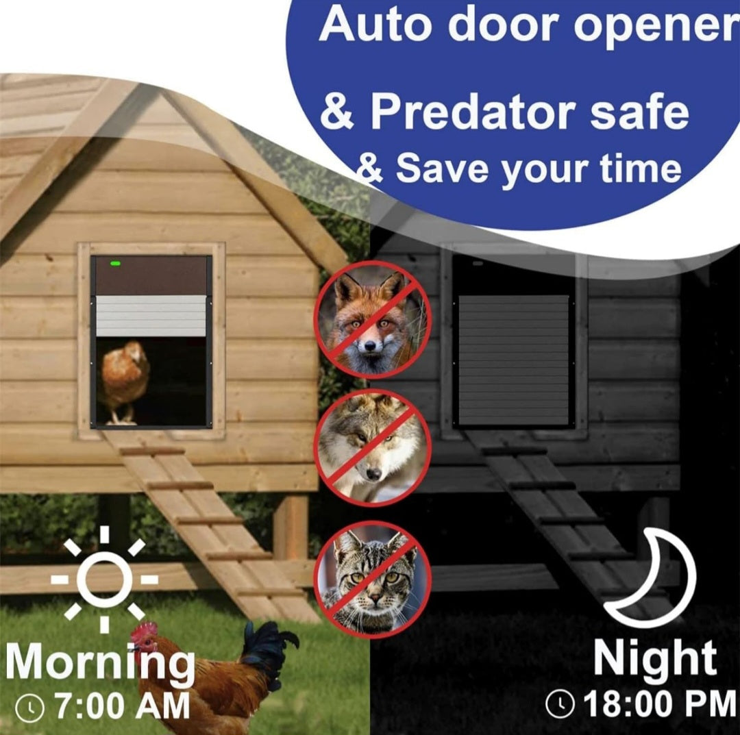 Solar Powered Chicken Coop Door