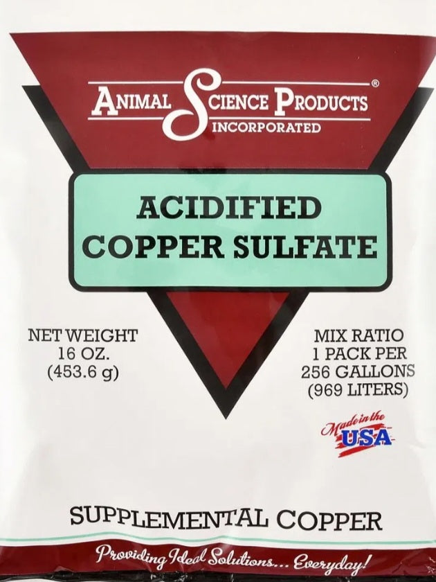Acidified Copper Sulfate Wise County Chicken Farm