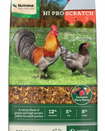 NUTRENA HI PRO CHICKEN SCRATCH 50LBS