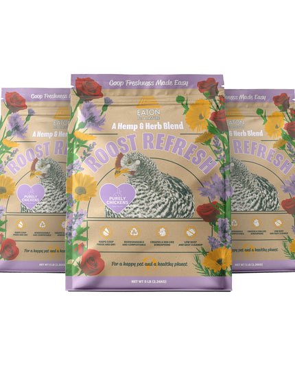 Roost Refresh, Hemp & Herb Blend, Coop Freshness Made Easy (5 LB)
