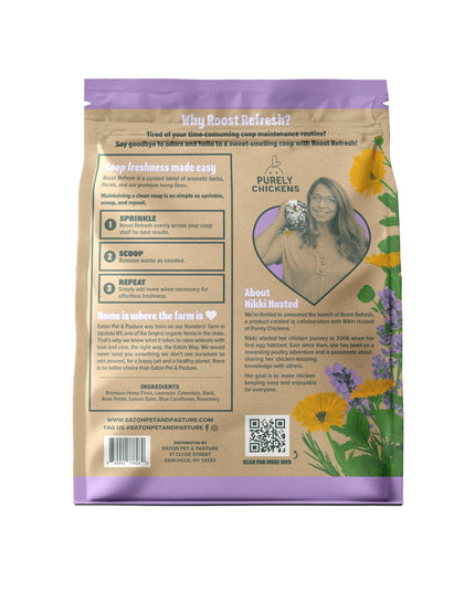 Roost Refresh, Hemp & Herb Blend, Coop Freshness Made Easy (5 LB)