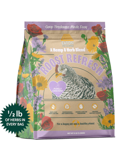 Roost Refresh, Hemp & Herb Blend, Coop Freshness Made Easy (5 LB)