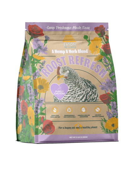 Roost Refresh, Hemp & Herb Blend, Coop Freshness Made Easy (5 LB)