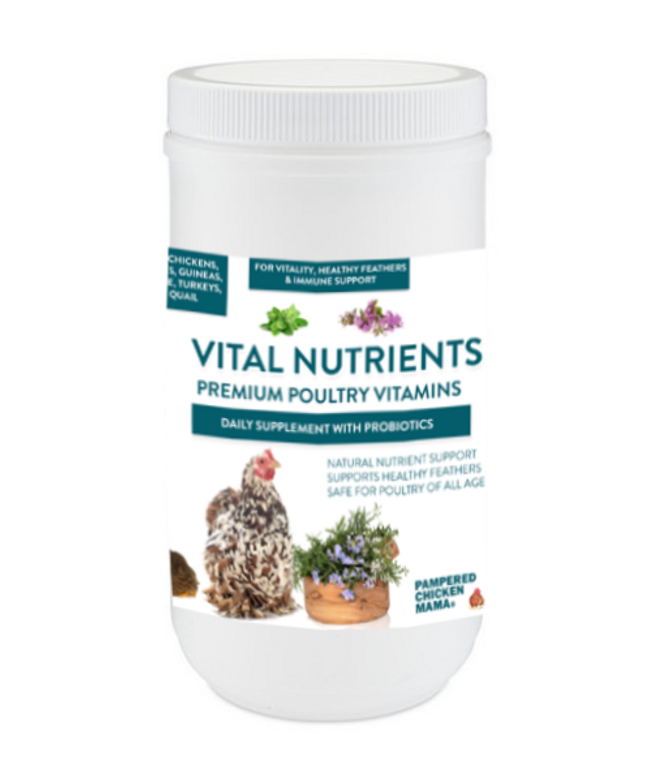 Vital Nutrients: Supplemental Essential Vitamins & Trace Minerals For Pet Chickens & Ducks