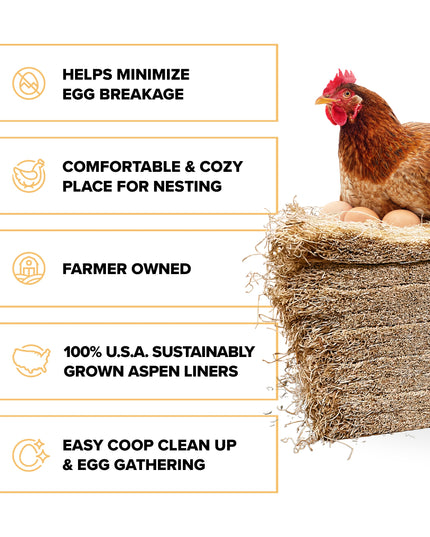 Premium Nesting Pads 10 Pack